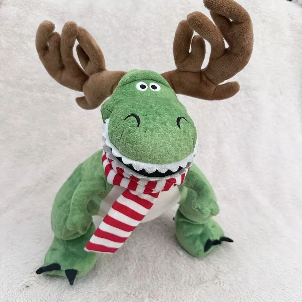 Chewy Pixar Rex Dinosaur Toy Story Christmas Large Dog Toy Squeaker